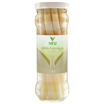 【FOOD de WINE】ヴィルー ホワイトアスパラガス 330g / 三菱食品(VIRU WHITE ASPARAGUS)